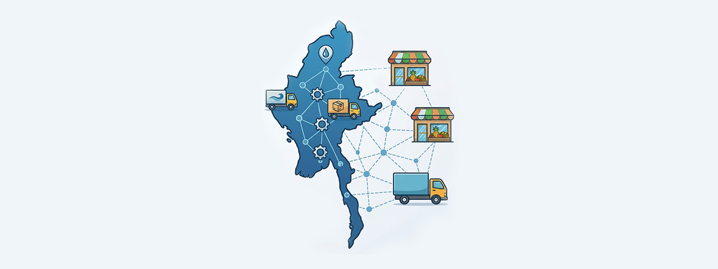 M Trading distribution network across Myanmar